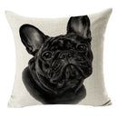 Axyaa Dog Yak Linen Cushion Cover - 45*45cm