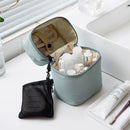 Axyaa Cylinder Makeup Bag with Inner Pocket - Waterproof Travel Cosmetic Pouch