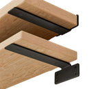 Axyaa Heavy Duty Cast Iron Floating Shelf Brackets 4MM - Kitchen Bathroom Organizers
