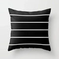 Axyaa Geometric Stripe Polyester Pillow Cover Home Decor Cushion Case