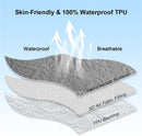 Axyaa Quilted Mattress Protector: Waterproof, Non-Slip, Breathable, Anti-Mite, Anti-Bacterial