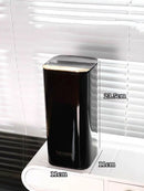 Axyaa Makeup Brushes Holder with Lid - 4 Slots Organizer for Vanity