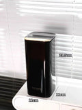 Axyaa Makeup Brush Holder with Lid, Dustproof Organizer - Large Cosmetic Container