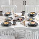 Axyaa MODA Grey Stoneware Dinner Set - 48 Piece Tableware Collection