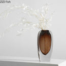 Axyaa Double-layer Bubble Glass Vase for Hydroponics and Flower Arrangement