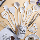 Axyaa Silicone Kitchen Utensils Set - Non-stick Heat Resistant Cooking Tools