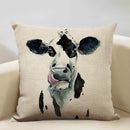 Axyaa Animal Horse Chicken Lizard Cow Antelope Pillow Case