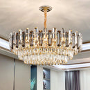 Axyaa Modern Crystal Chandelier for Elegant Indoor Lighting Atmosphere