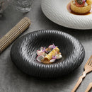 Axyaa Ceramic Western Food Plate Set for Steaks, Desserts, and Salads