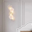 Axyaa Glass Flower Lamp: Modern Minimalist Luxury Wall Lamps for Living Room Décor