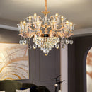Axyaa Luxury Crystal Chandelier for Living Room, Dining Room, Bedroom