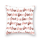 Axyaa Pink Bling Dots Geometric Throw Pillow Cover