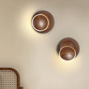 Axyaa Moon Bedroom Bedhead Wall Lamp Aluminum Circular Staircase LED Sconce