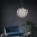 Axyaa Modern Glass Ball Chandelier Color Hanging Pendant Light for Living Room