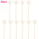 Wooden Star Wands DIY Princess Craft Sticks Kit by Axyaa for Kids' Creative Graffiti Parties