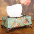 Axyaa Retro Tissue Box - Home Living Room Decor, Creative Napkin Paper Desktop Decoration