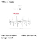 Axyaa LED Ceiling Chandelier: Modern Home & Office Pendant Lamp Fixture