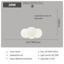 Axyaa Minimalist Flush Mount Ceiling Lamp with E27 Bulb Holder for Home, Hotel, Bedroom