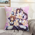 Axyaa Kawaii Cushion Cover 45 × 45: Decorative Pillowcase for Home, Car, Bed - 50x50 Size