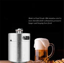 Axya Stainless Steel Mini Keg Beer Growler Home Brewing Bar Accessories