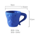 Axyaa European Ceramic Coffee Mug - Exquisite Tea Cup for Home, Breakfast, or Gifts