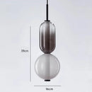Axyaa Candy Glass Chandelier Pendant Light for Loft Living Dining Room