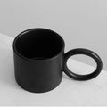 Axyaa Ink Splash Ceramic Mug 11oz - Black White Nordic Design