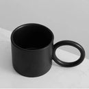 Axyaa Ink Splash Ceramic Mug 11oz - Black White Nordic Design