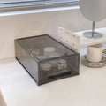Axyaa Acrylic Makeup Storage Organizer with Transparent Drawers and Dustproof Cover