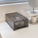 Axyaa Acrylic Makeup Storage Organizer with Transparent Drawers and Dustproof Cover