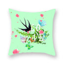 Axyaa Synthetic Butterfly Pet Printed Polyester Pillow Cover Butterfly Dog Cat themed d��cor