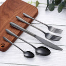 Axyaa Stainless Steel Cutlery Set - Elegant Dinnerware Collection - 72 Pieces