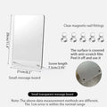 Axyaa Acrylic Memo Board with Magnetic Desktop Design - Clear, Reusable & Writable