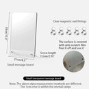Axyaa Acrylic Memo Board with Magnetic Desktop Design - Clear, Reusable & Writable