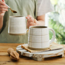 Axyaa Ceramic Nordic Style Hand-painted Mug - Creative Coarse Pottery Coffee Cup