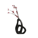 Axyaa Heart Shape Ceramic Vase for Living Room Flower Arrangement