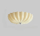 Axyaa Cream Style Glass LED Ceiling Lamp for Home and Restaurant Decor