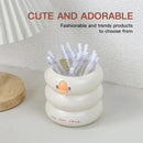 Axyaa Duck Pen Holder Organizer Plastic Cups Makeup Brush Storage Pot