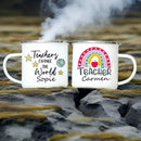 Axyaa Personalized Enamel Mug | Retro Coffee Cup for Teachers & Gifts