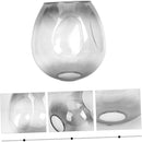 Axyaa Grey Handblown Art Glass Oval Shade for Ceiling & Wall Lights