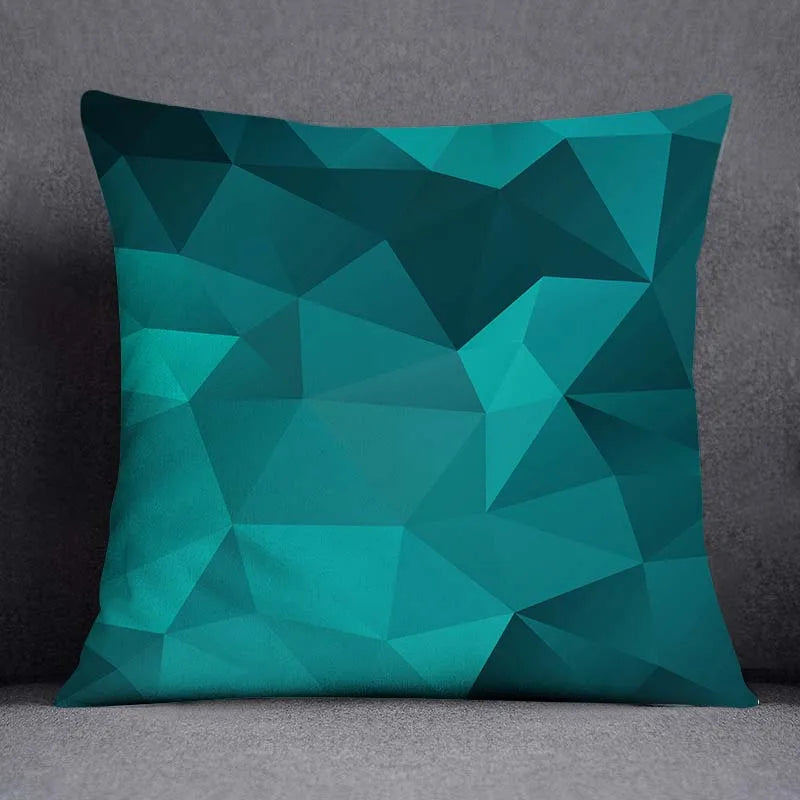 Axyaa Dark Green Floral Animal Pattern Pillowcase - 45cm