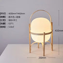 Axyaa Chinese Style Solid Wood Floor Lamp - Creative Lighting Fixture