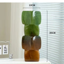 Axyaa Gradient Glass Vase for Flower Arrangements and Home Decor