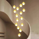 Axyaa LED Ring Pendant Chandeliers for Modern Living and Dining Room Lighting
