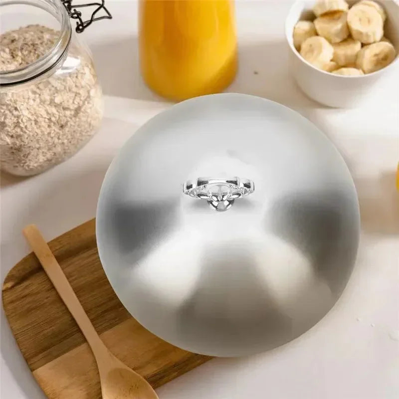 Axya Stainless Steel Dome Lid Tent for Food Serving Tray