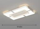Axyaa Modern Ceiling Fan Light with Remote Control for Bedroom, Dining & Living Room