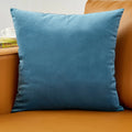 Blue Velvet Throw Pillow Cover - Axyaa Home Decoration Pillowcase