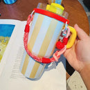 Axyaa Silicone Cup Holder Strap for 30/40oz Stanley Cup - Universal Fit