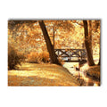 Autumn Forest Squirrel Landscape Canvas Wall Art Print Home Decor by Axyaa