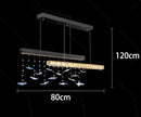 Axyaa Crystal Chandelier Stair Pendant Living Room Lighting Interior Pendant Lights